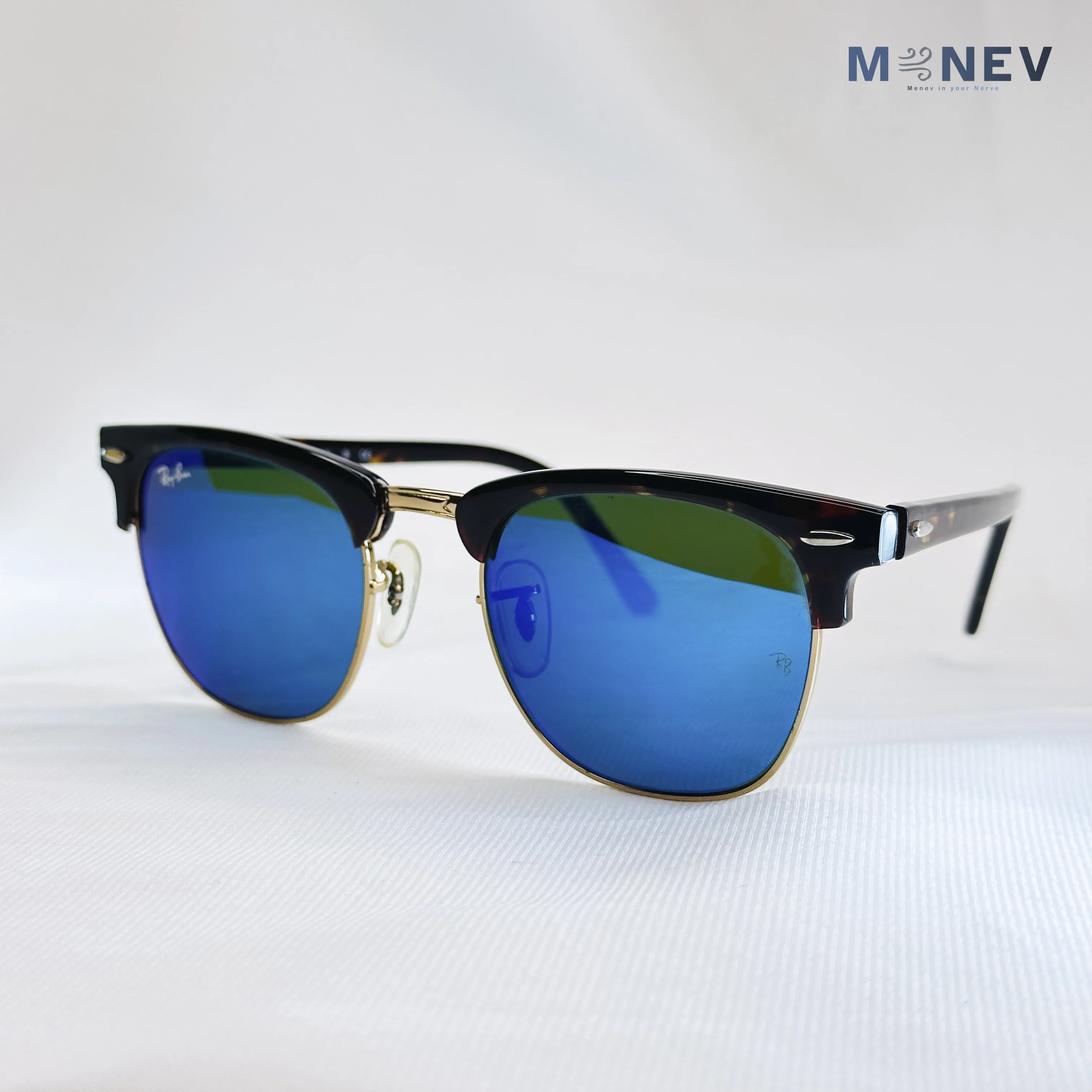 RB Clubmaster Blue